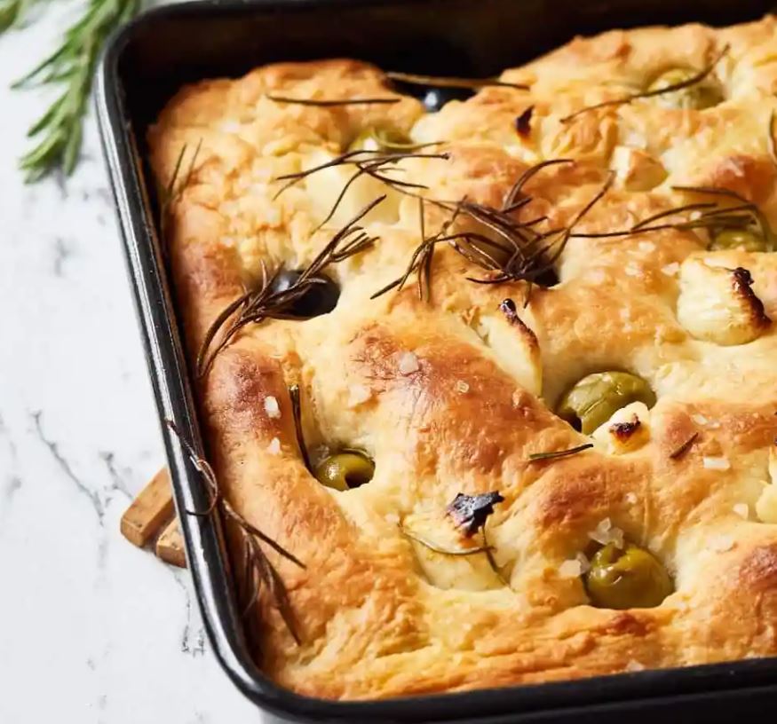 Easy Rosemary Garlic Focaccia Recipe